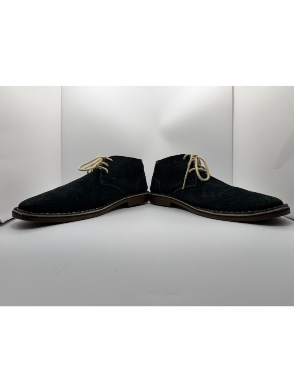 Kenneth Cole Reaction Desert Wind Chukka Boots Men Size 10M Dark Blue Leather - Picture 7 of 16